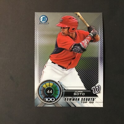 2018 Bowman Chrome Scouts Top 100 #BTP-44 Juan Soto Washington