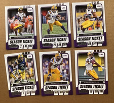 2021 Contenders Draft Picks LSU Team 6 different card Lot Jefferson Landry White