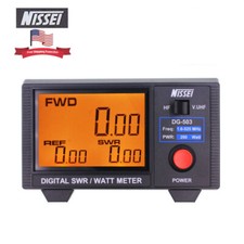 Original NISSEI DG-503 SWR Digital Power Meter 1.6-525Mhz Short Wave VSWR Meter