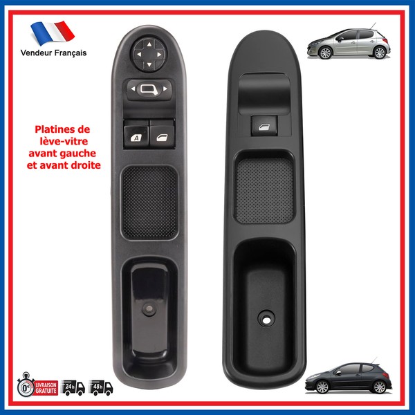 Fensterheberknopf Vorne FüR Peugeot 207 Limousine, SW (2006-2014)-image