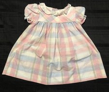 Chaps Girl Plaid Dress Size 9 Months 