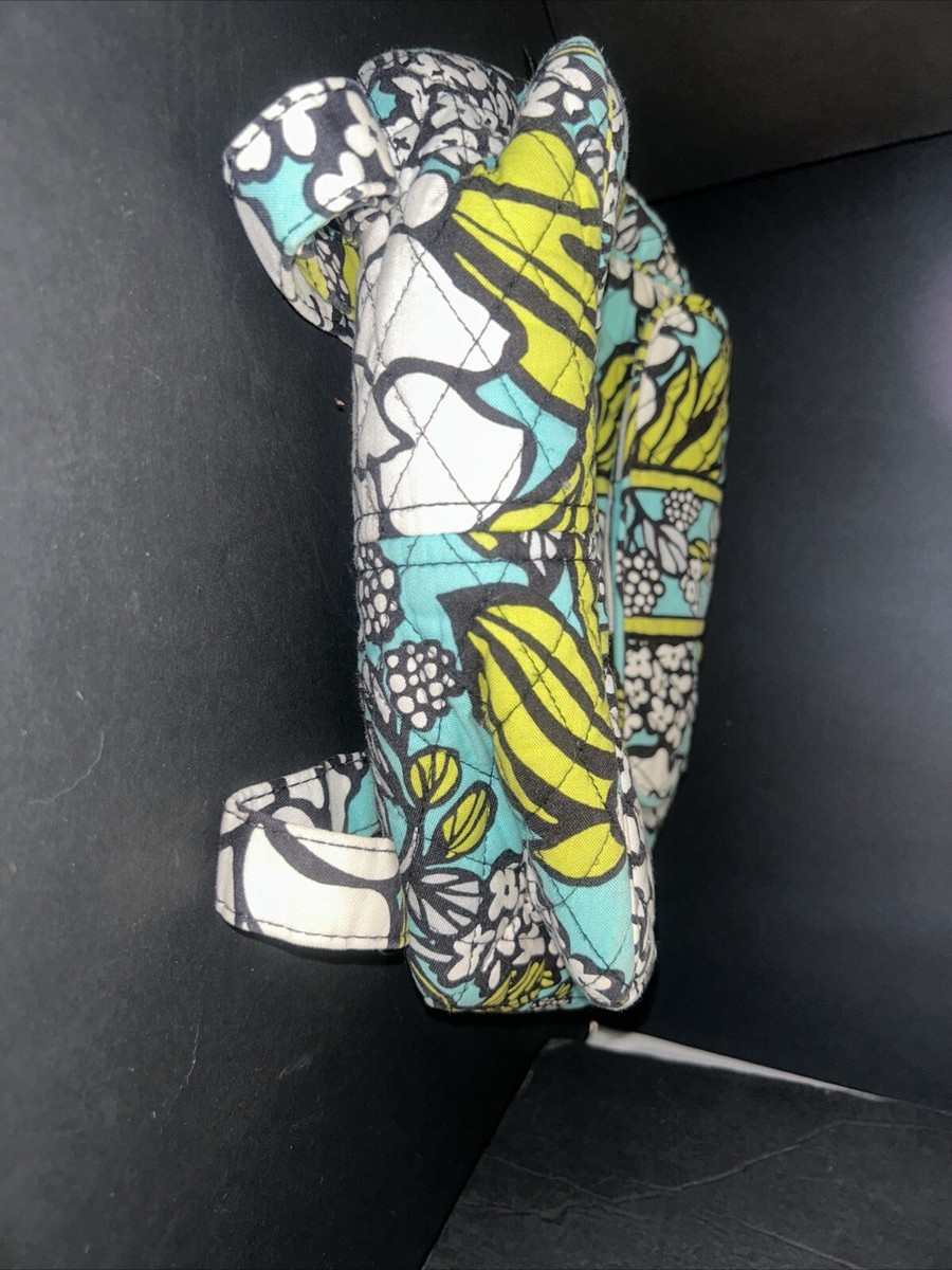 Vera Bradley Island Blooms Black Turquoise Lime White Floral  display picture 1