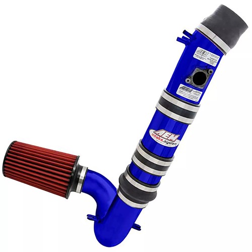 AEM 21-485B Blue Aluminum Cold Air Intake Kit System for 2004-11 Mazda ...