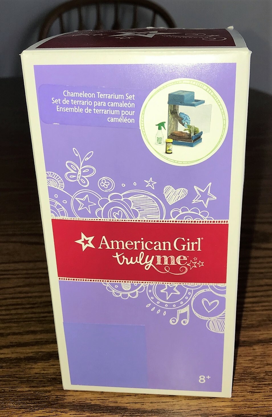 american girl doll chameleon terrarium set