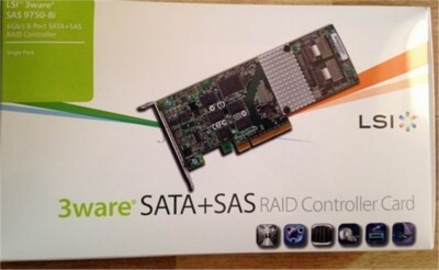 Lsi Logic Controller Card 6Gb/S 9750-8I Pci-Express Sas 8Port 3Ware ip
