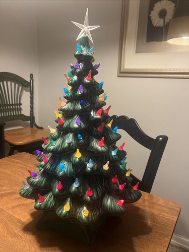 Christmas Tree 21” Star Base Holland Mold 1973