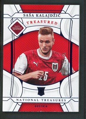 2022 SASA KALAJDZIC 20/25 PANINI NATIONAL TREASURES FIFA ROAD TO WORLD CUP RC