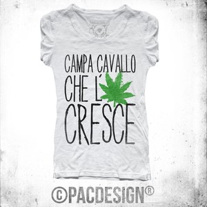 T Shirt Donna Erba Cresce Ganja Marijuana Frasi Why So Vintage Dk0275a Ebay