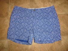Women's Old Navy Blue Coral/Shells Shorts Size 12