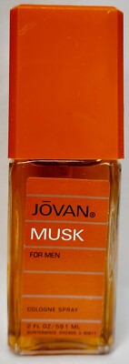 VINTAGE Jovan Musk For Men Cologne Spray 2 Oz/ 59ml. NEW UNBOXED RARE.
