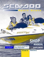 Sea-Doo Sportster LE Supplement Shop Repair Manual 219100119 FREE SHIPPING