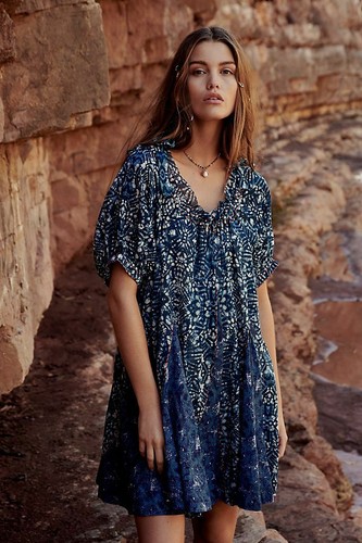 Medium Jet Set Mini Dress Indigo Combo 