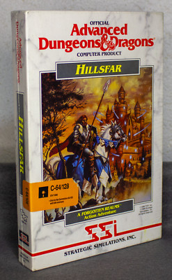 HILLSFAR für C64 Neu SSI, A Forgotten Realms AD&D Commodore 64 C128, Westwood