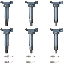 Spark Plug + Racing Performance Ignition Coil For 99-10 Toyota Solara 3.3L V6