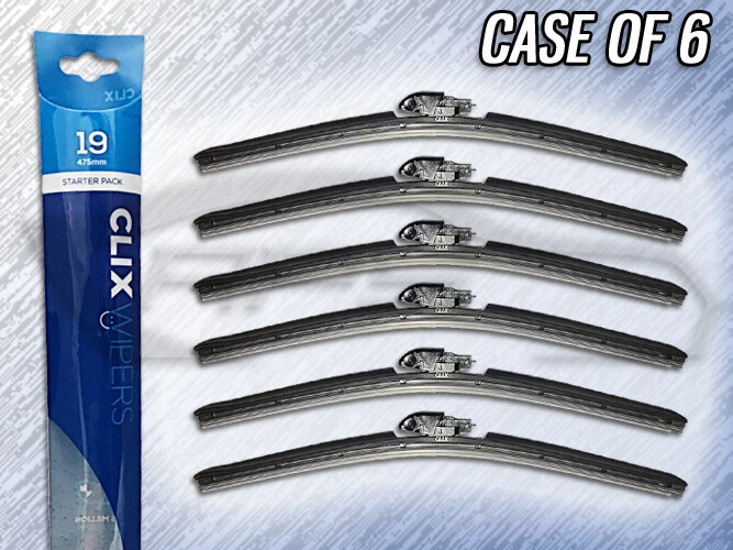 LIMPIAPARABRISAS AUTOTEX CLIX 19" - CLIX-19 - ESTUCHE DE 6 - REEMPLAZA EN 10 SEGUNDOS Foto 2 de 4