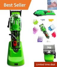 Slime 2 Barber Hair Clippers for Men 6800 Rpm with Matte Green Case and X Fad...