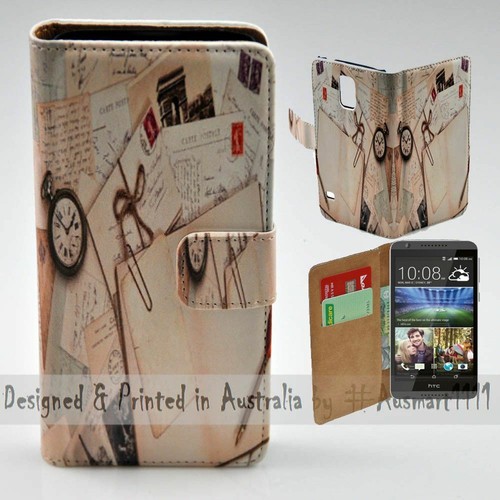 For HTC Series Mobile Phone - Batik Theme Print Wallet Mobile - Foto 4