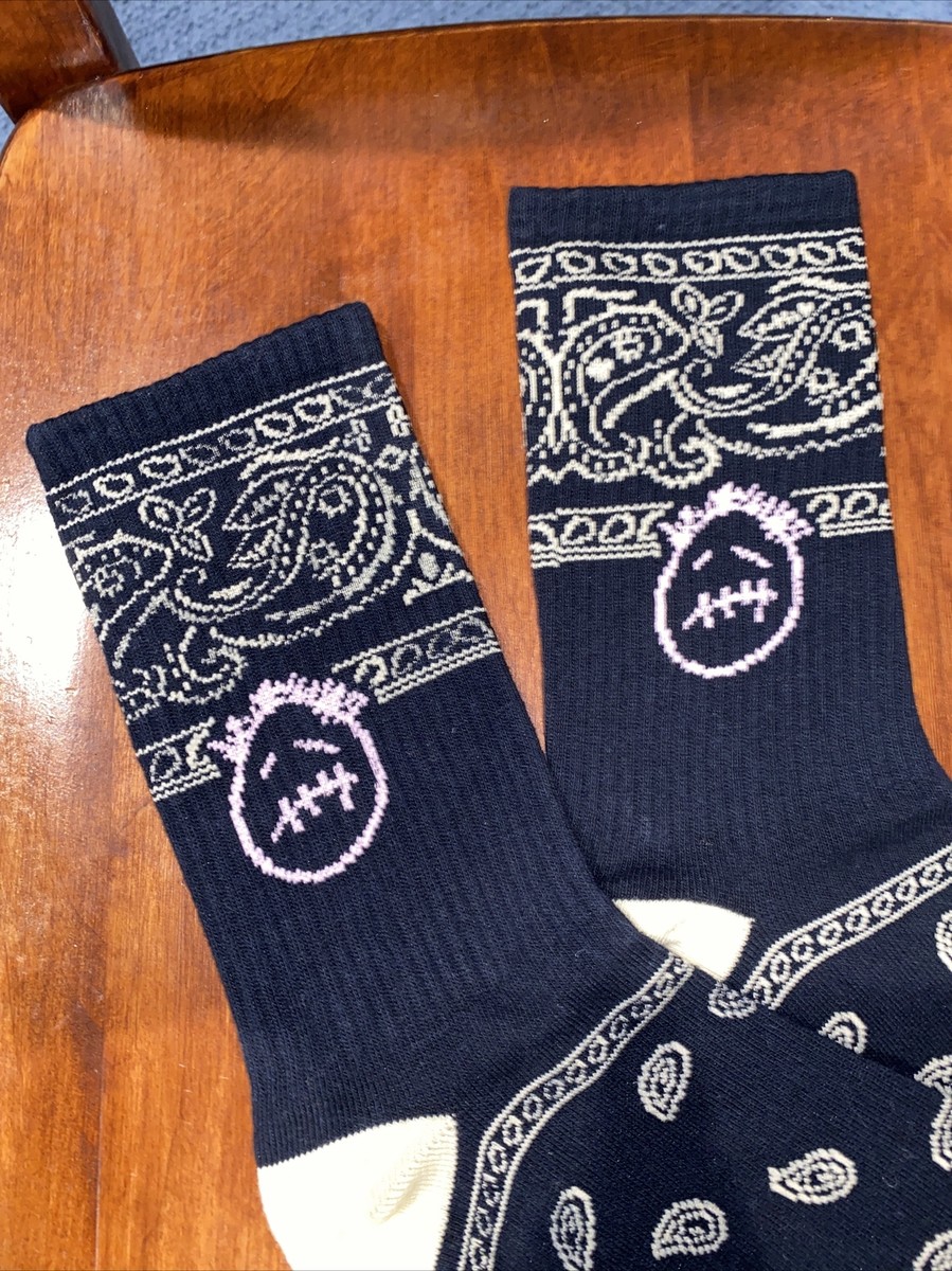 2足Nike Jordan x Travis Scott Crew Socks Jordan x Travis Scott Cactus Jack Scribble Socks Multicolor