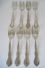 Mignonette By Lunt Sterling Silver 8 Salad Forks 6 3/4"