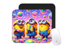 Custom Mouse Pad - Minions Bubbles - Office Desk Mat