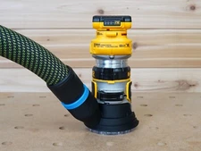 36mm Hose Adapter for Dewalt Trim Router, Compatible with Festool 36mm Hose