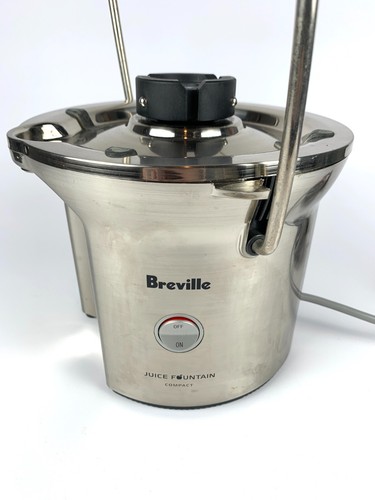 Breville Juice Fountain Spremiagrumi Elettrico Compatto Argento BJE200CXL Ricambi Solo Base - Foto 2 di 9