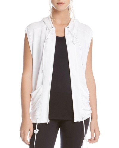 Karen Kane KK-4540 Active Hooded Stretch Cotton Vest - $106 - Picture 2 of 5