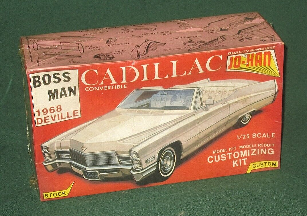 Vintage New in Sealed Box Jo-han Bossman 1968 DeVille Cadillac 