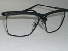 VINTAGE B L RAY BAN W1304 BLACK OLYMPIAN III DLX SUNGLASSES/EYEGLASS FRAMES ONLY