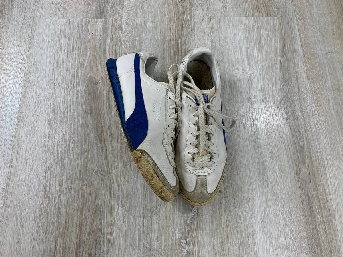 PUMA Leather White Vintage Shoes for Men for sale | eBay