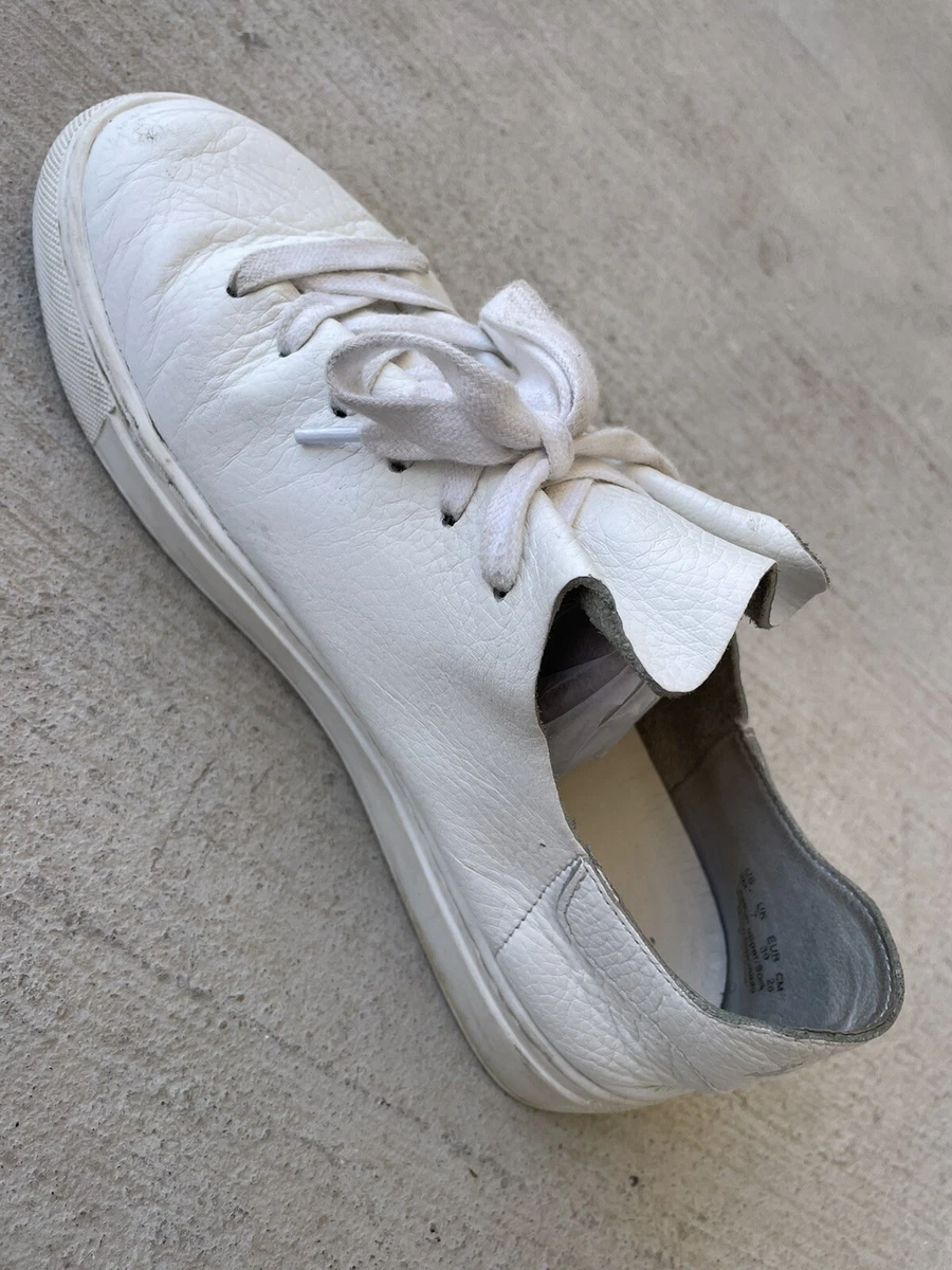 Sam Edelman Sneakers womens size 9 white Leather platform Poppy Lace Up shoes