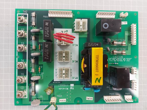 NORITSU J390644 MAIN RELAY PCB FOR DIGITAL MINILAB