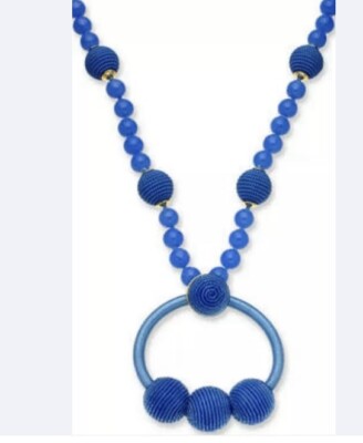 #1 KATE SPADE THE BEAD GOES ON PENDANT NECKLACE