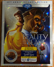 Beauty and the Beast Blu-Ray  DVD w/ Slipcover - NO DIGITAL CODE INCLUDED