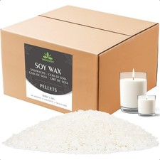 Soy Wax, Waxcanpy Natural Candle Organic Wax for Making 5 lb