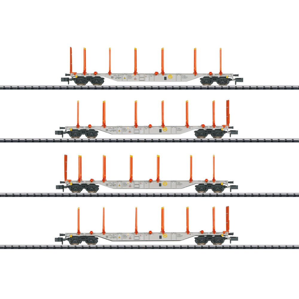 Wagons Sgns Minitrix 18710, l'excellence du fret Époque VI en métal injecté