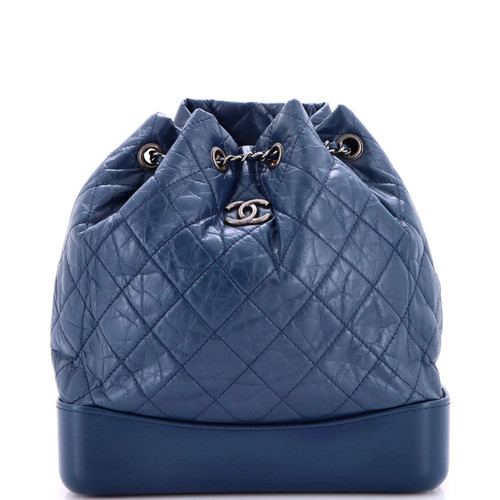 Chanel Gabrielle Backpack Quilted Aged Calfskin Medium
