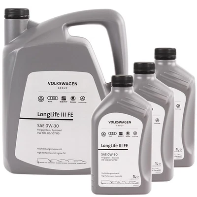 OE VAG 8L ORIGINAL geeignet für VW AUDI SEAT SKODA 0W-30 MOTORÖL LongLife 3 III FE