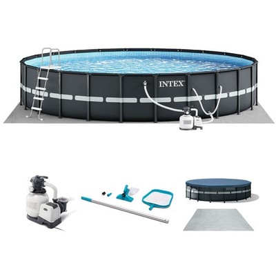 Intex Ultra XTR 18' x 52'' Above Ground Pool with Pump, Vacuum, & Maintenance Kit