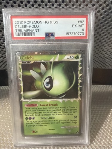 Celebi graded PSA 6 for sale on eBay
