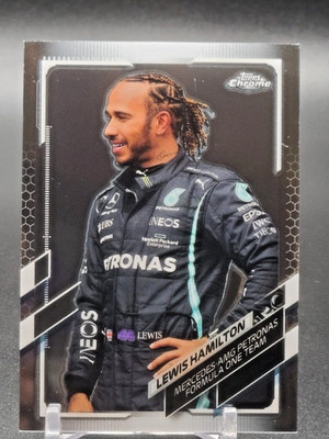 2021 Topps Chrome F1 Formula 1 #40 Lewis Hamilton Mercedes Benz