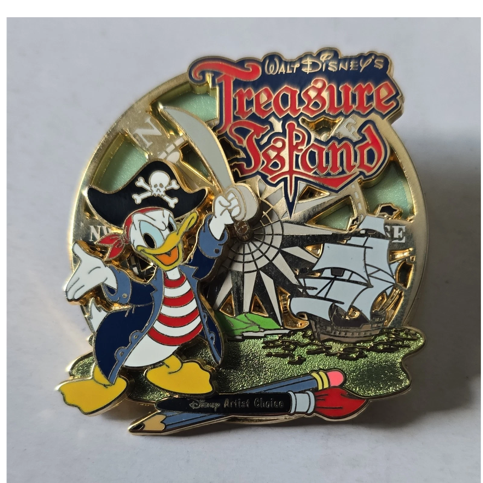 Disney Donald Duck Pirate Limited Edition Single Pin Walt Disney World 2006