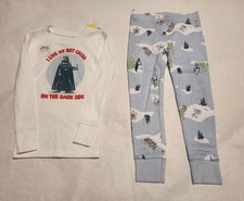 NWT Old Navy x Star Wars Christmas Darth Vader Pajamas PJs Kids 5 XS