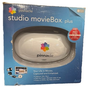 NEW Pinnacle Studio MovieBox Plus Video Editing Software System Video Cap