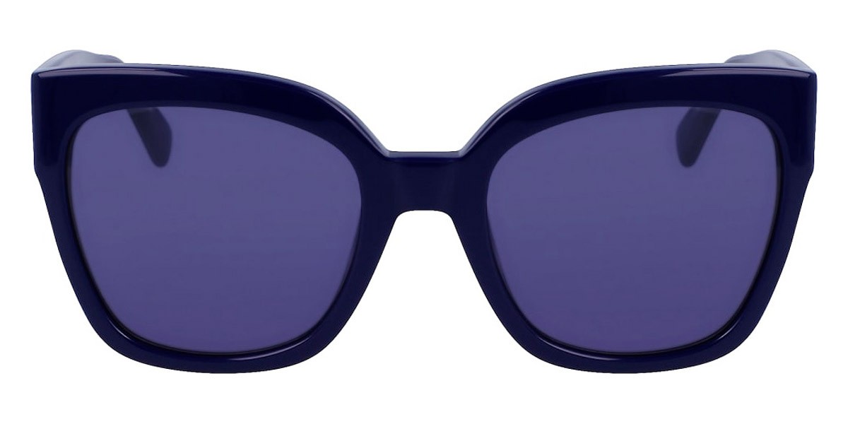 Longchamp LO717S Sunglasses Women Blue Butterfly 55mm New 