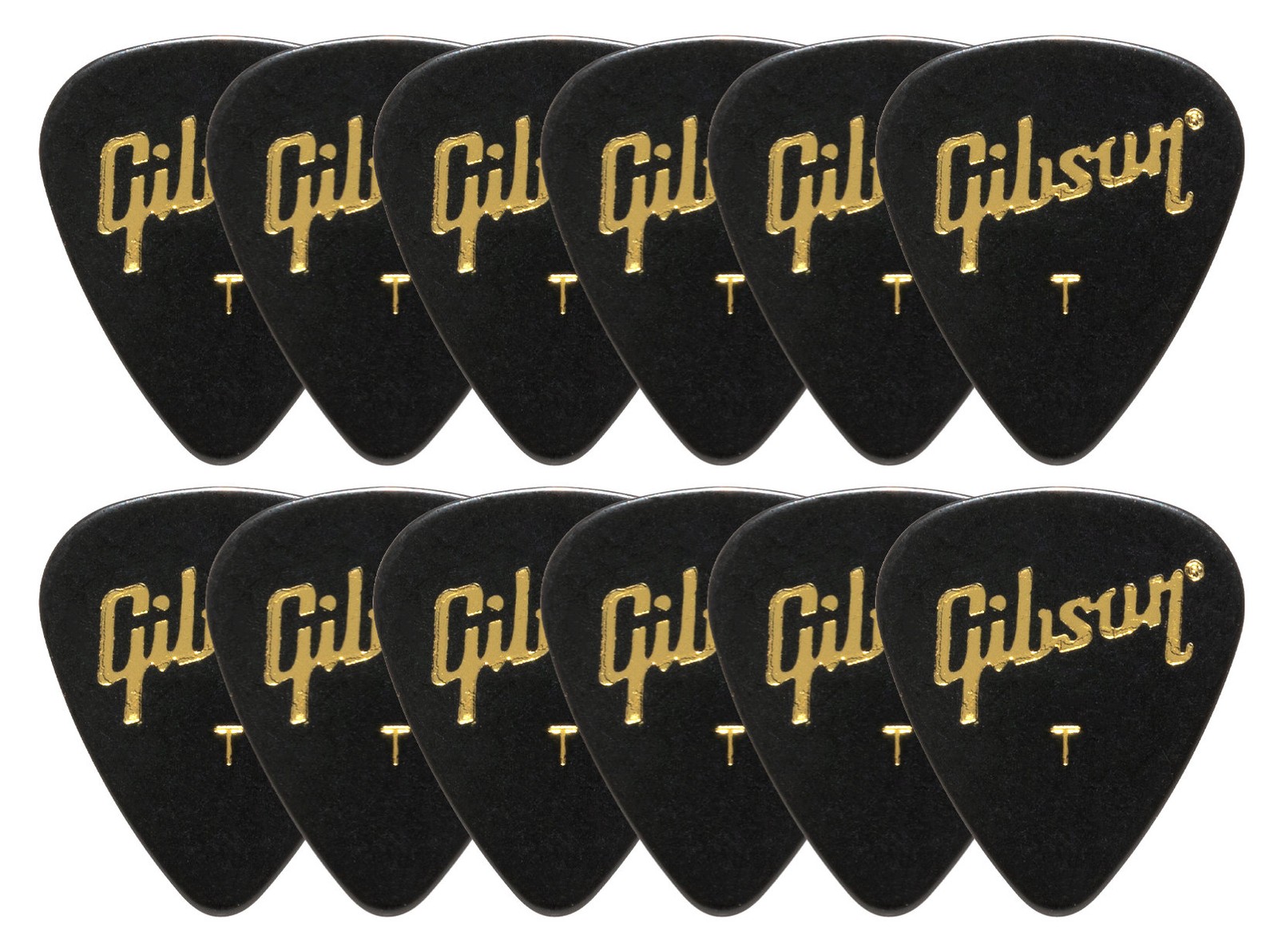 12x GIBSON APRGG-74T PICK STANDARD THIN PACK PLEKTRUM GITARRE PLEK PLEKTREN SET 2090₽
