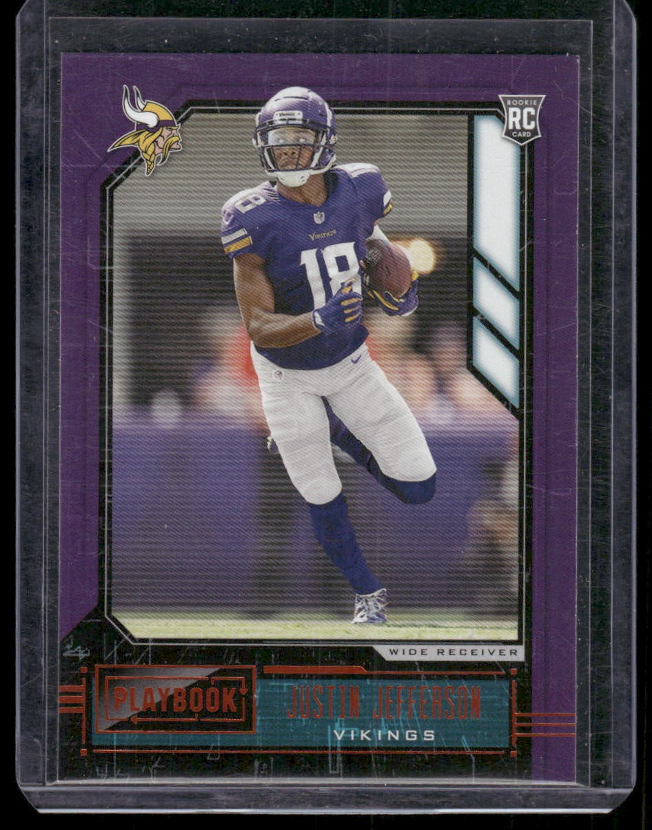 2020 Panini Playbook #114 Justin Jefferson RC Minnesota Vikings