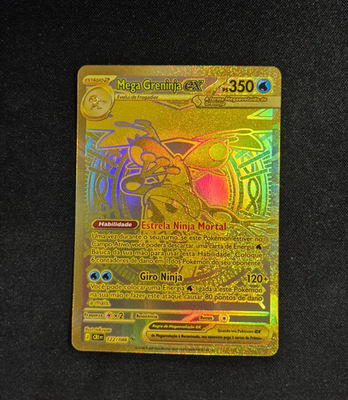 Mega Greninja ex Gold Hyper Rare 英語版 ポケカ Pokemon TCG Mega Greninja ex 122/086 Gold Hyper Rare Chaos Rising