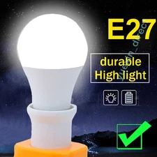 Portable E27 Bulb Lamp LED Work Light For Dewalt 20V MAX Series Lithium Battery