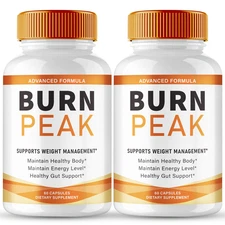 (2 Pack) Burn Peak Keto Capsules, BurnPeak Advanced Weight Loss Management Pills